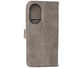 BAOHU Hoesje Geschikt voor Honor 50 SE - Kaarthouder Book Case Telefoonhoesje - Grijs