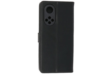 BAOHU Hoesje Geschikt voor Honor 50 Pro - Kaarthouder Book Case Telefoonhoesje - Zwart