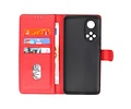 BAOHU Hoesje Geschikt voor Honor 50 Pro - Kaarthouder Book Case Telefoonhoesje - Rood