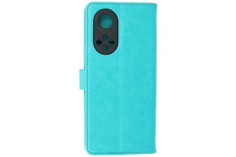 Hoesje Geschikt voor Honor 50 Pro - Kaarthouder Book Case Telefoonhoesje - Groen