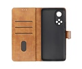 BAOHU Hoesje Geschikt voor Honor 50 Pro - Kaarthouder Book Case Telefoonhoesje - Bruin