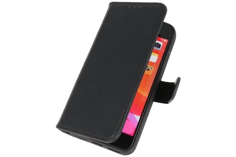 iPhone SE 2020 - iPhone 8 - iPhone 7 Hoesje Kaarthouder Book Case Telefoonhoesje Zwart