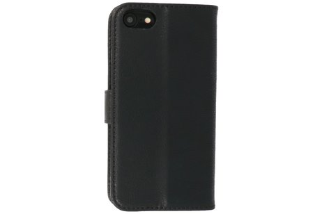 iPhone SE 2020 - iPhone 8 - iPhone 7 Hoesje Kaarthouder Book Case Telefoonhoesje Zwart