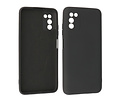 Hoesje Geschikt voor de Samsung Galaxy A03s - Fashion Color Backcover Telefoonhoesje - Zwart