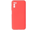 Samsung Galaxy A03s Hoesje Fashion Backcover Telefoonhoesje Rood