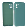 BAOHU Samsung Galaxy A03s Hoesje Fashion Backcover Telefoonhoesje Donker Groen