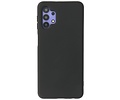 BAOHU Hoesje Geschikt voor de Samsung Galaxy A32 4G - Fashion Color Backcover Telefoonhoesje - Zwart