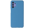 BAOHU Hoesje Geschikt voor de Samsung Galaxy A32 4G - Fashion Color Backcover Telefoonhoesje - Navy