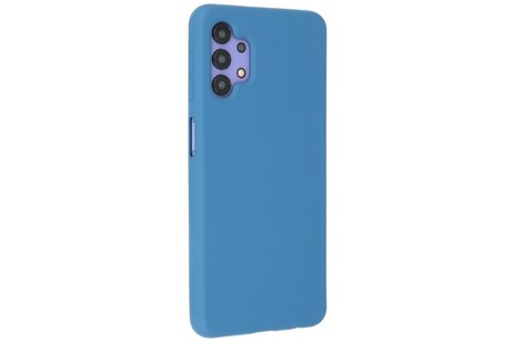 BAOHU Hoesje Geschikt voor de Samsung Galaxy A32 4G - Fashion Color Backcover Telefoonhoesje - Navy