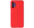 BAOHU Hoesje Geschikt voor de Samsung Galaxy A32 4G - Fashion Color Backcover Telefoonhoesje - Rood