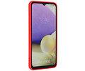 BAOHU Hoesje Geschikt voor de Samsung Galaxy A32 4G - Fashion Color Backcover Telefoonhoesje - Rood