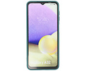 BAOHU Hoesje Geschikt voor de Samsung Galaxy A32 4G - Fashion Color Backcover Telefoonhoesje - Donker Groen