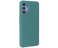 BAOHU Hoesje Geschikt voor de Samsung Galaxy A32 4G - Fashion Color Backcover Telefoonhoesje - Donker Groen