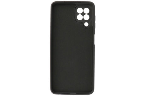 BAOHU Hoesje Geschikt voor de Samsung Galaxy A22 4G - Fashion Color Backcover Telefoonhoesje - Zwart