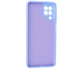 BAOHU Hoesje Geschikt voor de Samsung Galaxy A22 4G - Fashion Color Backcover Telefoonhoesje - Paars