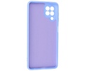 Hoesje Geschikt voor de Samsung Galaxy A22 4G - Fashion Color Backcover Telefoonhoesje - Paars