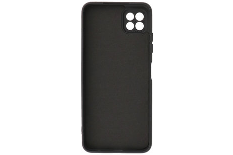 Hoesje Geschikt voor de Samsung Galaxy A22 5G - Fashion Color Backcover Telefoonhoesje - Zwart