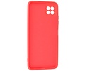 Hoesje Geschikt voor de Samsung Galaxy A22 5G - Fashion Color Backcover Telefoonhoesje - Rood