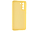 Samsung Galaxy S21 FE Hoesje Fashion Backcover Telefoonhoesje Geel