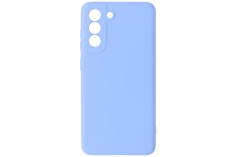 BAOHU Hoesje Geschikt voor de Samsung Galaxy S21 FE - Fashion Color Backcover Telefoonhoesje - Paars