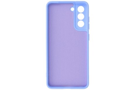 BAOHU Hoesje Geschikt voor de Samsung Galaxy S21 FE - Fashion Color Backcover Telefoonhoesje - Paars