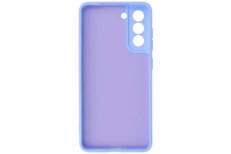 Hoesje Geschikt voor de Samsung Galaxy S21 FE - Fashion Color Backcover Telefoonhoesje - Paars