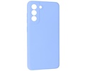 Hoesje Geschikt voor de Samsung Galaxy S21 FE - Fashion Color Backcover Telefoonhoesje - Paars