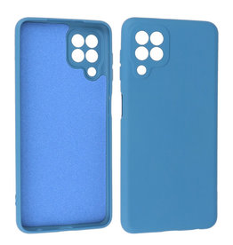 BAOHU Samsung Galaxy A22 4G Hoesje Fashion Backcover Telefoonhoesje Navy