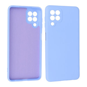 BAOHU Hoesje Geschikt voor de Samsung Galaxy A22 4G - Fashion Color Backcover Telefoonhoesje - Paars