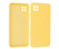 Hoesje Geschikt voor de Samsung Galaxy A22 5G - Fashion Color Backcover Telefoonhoesje - Geel