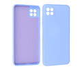 BAOHU Hoesje Geschikt voor de Samsung Galaxy A22 5G - Fashion Color Backcover Telefoonhoesje - Paars