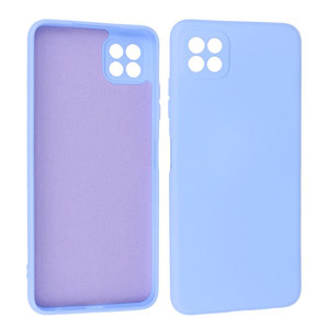 Samsung Galaxy A22 5G Hoesje Fashion Backcover Telefoonhoesje Paars