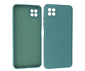 Samsung Galaxy A22 5G Hoesje Fashion Backcover Telefoonhoesje Donker Groen