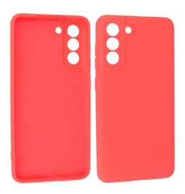 BAOHU Samsung Galaxy S21 FE Hoesje Fashion Backcover Telefoonhoesje Rood