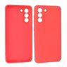 BAOHU Samsung Galaxy S21 FE Hoesje Fashion Backcover Telefoonhoesje Rood