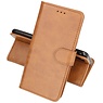 BAOHU Motorola Moto Edge 20 Lite Hoesje Kaarthouder Book Case Telefoonhoesje Bruin