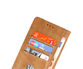 Hoesje Geschikt voor Motorola Moto Edge 20 Lite - Kaarthouder Book Case Telefoonhoesje - Bruin