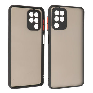 BAOHU Hoesje Geschikt voor Samsung Galaxy A22 4G - Hard Case Backcover Telefoonhoesje Zwart