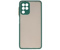 BAOHU Hoesje Geschikt voor Samsung Galaxy A22 4G - Hard Case Backcover Telefoonhoesje Donker Groen