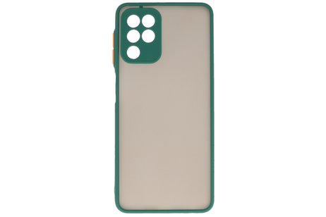 Samsung Galaxy A22 4G Hoesje Hard Case Backcover Telefoonhoesje Donker Groen