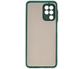BAOHU Hoesje Geschikt voor Samsung Galaxy A22 4G - Hard Case Backcover Telefoonhoesje Donker Groen