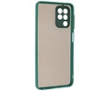 BAOHU Hoesje Geschikt voor Samsung Galaxy A22 4G - Hard Case Backcover Telefoonhoesje Donker Groen