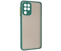 BAOHU Hoesje Geschikt voor Samsung Galaxy A22 4G - Hard Case Backcover Telefoonhoesje Donker Groen