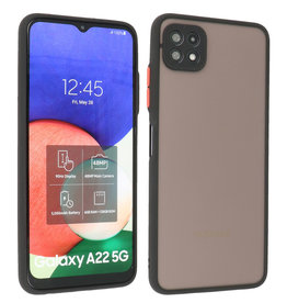 BAOHU Samsung Galaxy A22 5G Hoesje Hard Case Backcover Telefoonhoesje Zwart