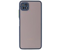 BAOHU Hoesje Geschikt voor Samsung Galaxy A22 5G - Hard Case Backcover Telefoonhoesje Blauw