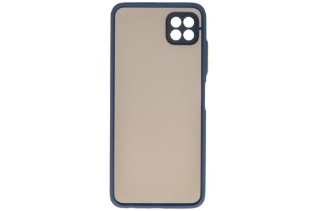 BAOHU Hoesje Geschikt voor Samsung Galaxy A22 5G - Hard Case Backcover Telefoonhoesje Blauw