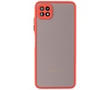 BAOHU Hoesje Geschikt voor Samsung Galaxy A22 5G - Hard Case Backcover Telefoonhoesje Rood