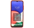 BAOHU Hoesje Geschikt voor Samsung Galaxy A22 5G - Hard Case Backcover Telefoonhoesje Rood