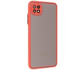BAOHU Hoesje Geschikt voor Samsung Galaxy A22 5G - Hard Case Backcover Telefoonhoesje Rood