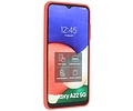 BAOHU Hoesje Geschikt voor Samsung Galaxy A22 5G - Hard Case Backcover Telefoonhoesje Rood